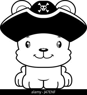 A cartoon pirate bear smiling Stock Vector Image & Art - Alamy