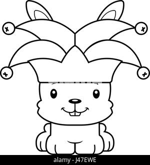A cartoon jester bunny smiling Stock Vector Image & Art - Alamy