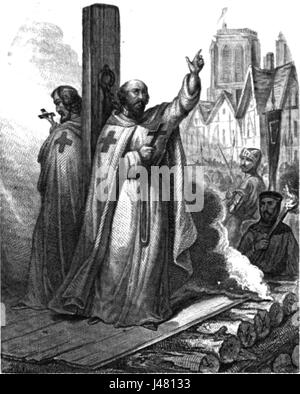 Burning at the stake, Jacques de Molay, c. 1243 - 18 March 1314