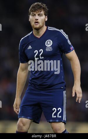 CHRIS MARTIN SCOTLAND DERBY COUNTY SCOTLAND & DERBY COUNTY HAMPDEN PARK GLASGOW SCOTLAND 07 September 2015 Stock Photo