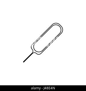 Sin opener pin icon Stock Photo