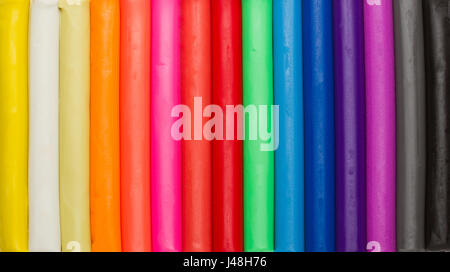 Colorful plasticine background Stock Photo