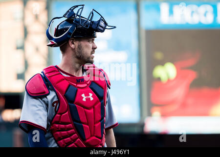 Baltimore, Maryland, USA. 09th May, 2017. Washington Nationals catcher Matt Wieters (32) before MLB game between Washington Nationals and Baltimore Orioles at Oriole Park at Camden Yards in Baltimore, Maryland. Credit: csm/Alamy Live News Stock Photo