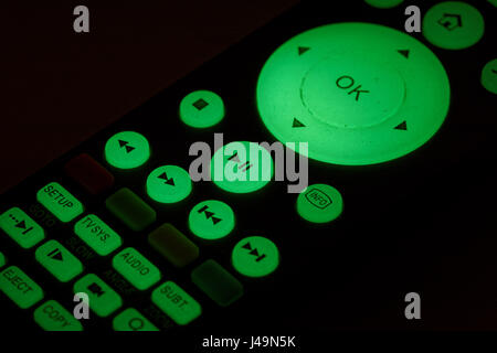 remote control with backlight Stock Photo - Alamy