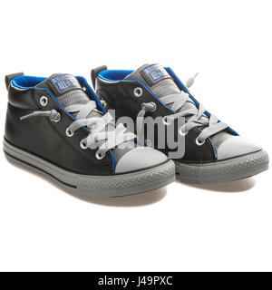 Converse all star on sale street mid leather