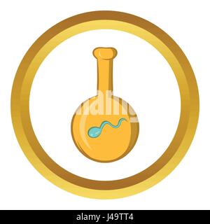 IVF vector icon, cartoon style Stock Vector