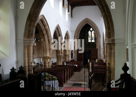 St Mary and All Saints Church, Holcot, Northamptonshire, England, UK Stock Photo