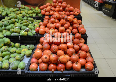 Hyperstar Supermarket at the biggest mall of Pakistan, Emporium Mall, Lahore, Pakistan Stock Photo