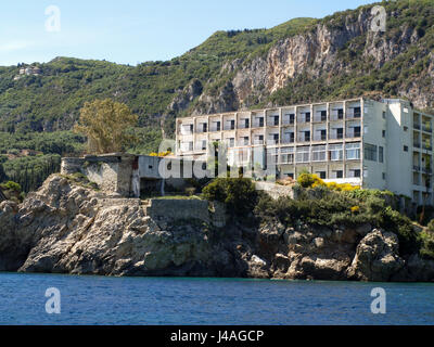 Hotel oceanis paleokastritsa corfu greece hi res stock photography