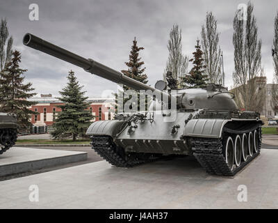 The T-62 is a Soviet main battle tank that was first introduced 1961 Stock Photo