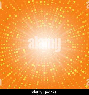 Abstract circles. Halftone effect. Abstract dotted background. Stock Vector