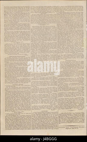 Post och Inrikes Tidningar 1836 01 02 3 Stock Photo Alamy