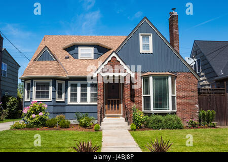 Classic craftsman house in Portland, Oregon Stock Photo