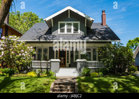 Classic craftsman house in Portland, Oregon Stock Photo