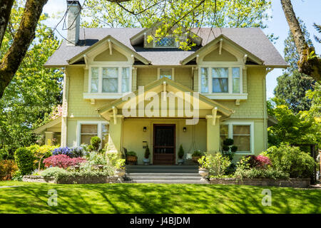 Classic craftsman house in Portland, Oregon Stock Photo