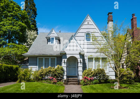 Classic craftsman house in Portland, Oregon Stock Photo