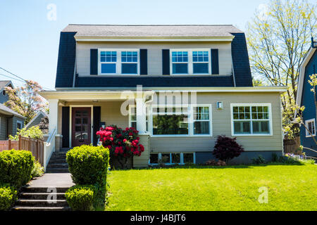 Classic craftsman house in Portland, Oregon Stock Photo