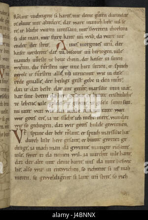 The 'Rolandslied' is an epic poem from the Middle Ages, detailing the ...