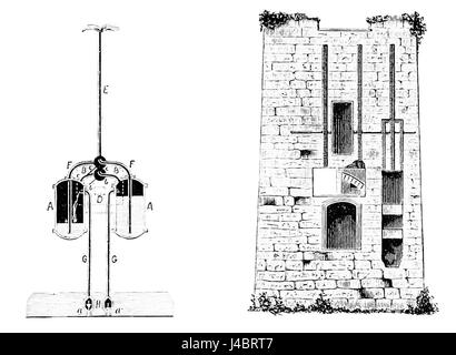 PSM V12 D033 Worcester engine and raglan castle Stock Photo