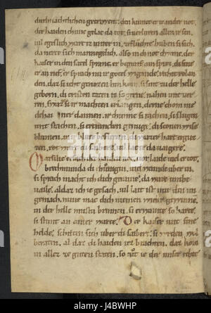 The Pfaffe Konrad manuscript, specifically the 'Rolandslied' (Song of ...