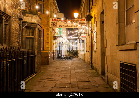 A night time view along All Saints Lane, Bristol. Stock Photo