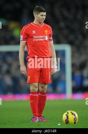 STEVEN GERRARD LIVERPOOL FC LIVERPOOL FC GOODISON PARK EVERTON ENGLAND 07 February 2015 Stock Photo