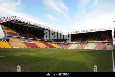 VALLEY PARADE BRADFORD CITY V READING FC VALLEY PARADE BRADFORD ENGLAND 07 March 2015 Stock Photo