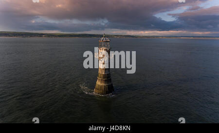 Whiteford lighthouse Stock Photo