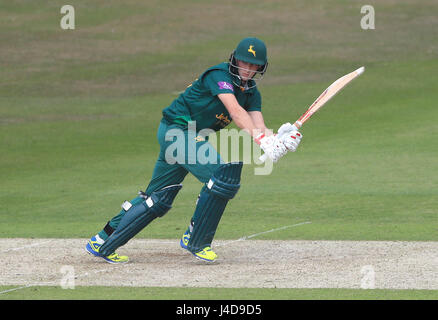 Nottinghamshire's Billy Root during the Royal London One Day Cup match at Trent Bridge, Nottingham. PRESS ASSOCIATION Photo. Picture date: Thursday May 11 2017. See PA story CRICKET Nottinghamshire. Photo credit should read: Tim Goode/PA Wire. Stock Photo