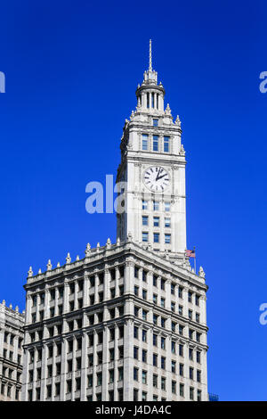 Wrigley Building, Chicago, Illinois, USA, North America, Wrigley Building, Chicago, Illinois, USA, Nordamerika Stock Photo