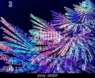 Abstract fractal computer-generated image. illustration. background with the image of a frosty pattern Stock Photo