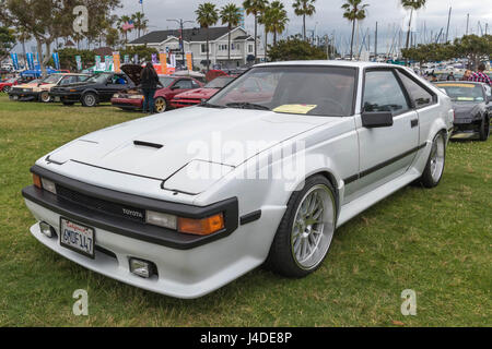 Long Beach, USA - May 6 2017: Toyota Celica Supra 1985 on display during the 22nd annual All Toyotafest. Stock Photo