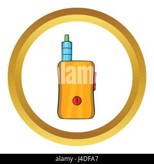 Yellow vape device icon, cartoon stylei Stock Vector Image & Art - Alamy