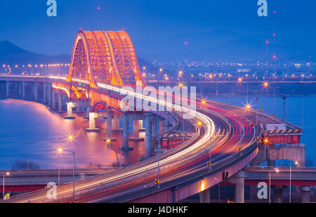 Banghwa bridge in Korea ,South Korea Stock Photo
