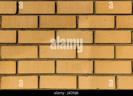 Fragment of brick wall of silicate bricks texture background. Stock Photo
