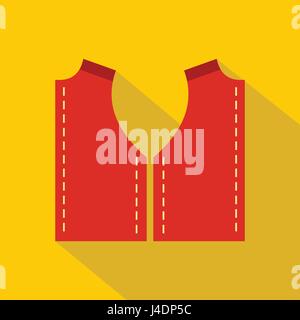Pattern for sewing icon, flat style Stock Vector