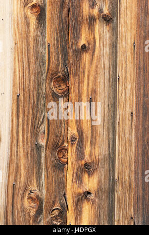 old wood boards on an old building in the desert Stock Photo