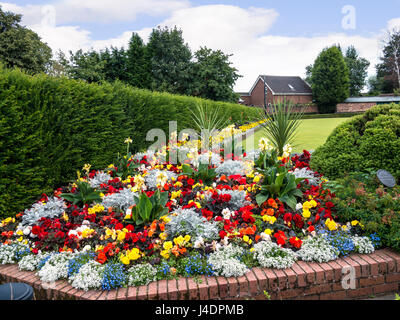 Park in the market Town of Sandbach in Cheshire Stock Photo