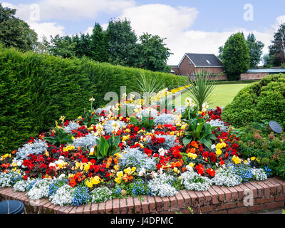 Park in the market Town of Sandbach in Cheshire Stock Photo