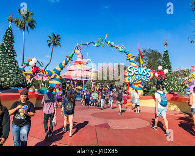 Adventure Island of Universal Studios Orlando. Universal Studios Orlando is a theme park resort in Orlando, Florida. Stock Photo