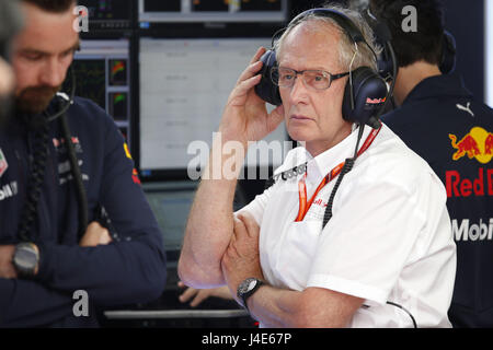 Barcelona, Spain. 12th May, 2017. Motorsports: FIA Formula One World Championship 2017, Grand Prix of Spain, Dr. Helmut Marko (AUT, Red Bull Racing), Credit: dpa/Alamy Live News Stock Photo