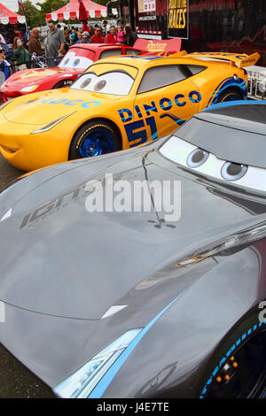 Cherry Hill, NJ, USA. 12th May, 2017. Disney Pixar's Cars 3 Road to the Races Tour pictured at Cherry Hill Mall in Cherry Hill, New Jersey on May 12, 2017 Credit: Star Shooter/Media Punch/Alamy Live News Stock Photo