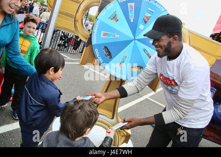 Cherry Hill, NJ, USA. 12th May, 2017. Disney Pixar's Cars 3 Road to the Races Tour pictured at Cherry Hill Mall in Cherry Hill, New Jersey on May 12, 2017 Credit: Star Shooter/Media Punch/Alamy Live News Stock Photo