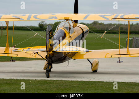 Pitts Special at Sywell Aerodrome, Northamptonshire, England, UK (G-PIII) Stock Photo