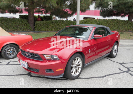 Torrance, USA - May 5 2017: Ford Mustang on display during 12th Annual Edelbrock Car Show. Stock Photo