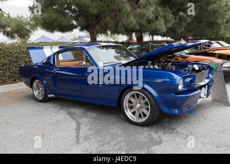 Torrance, USA - May 5 2017: Ford Mustang on display during 12th Annual Edelbrock Car Show. Stock Photo