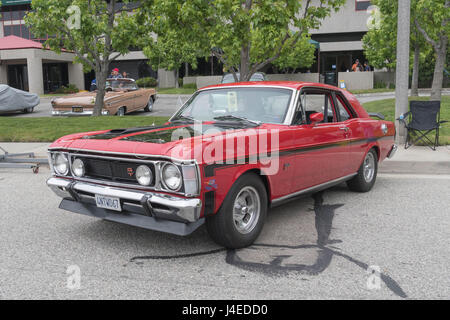 Torrance, USA - May 5 2017: Ford Falcon 351 GT on display during 12th Annual Edelbrock Car Show. Stock Photo