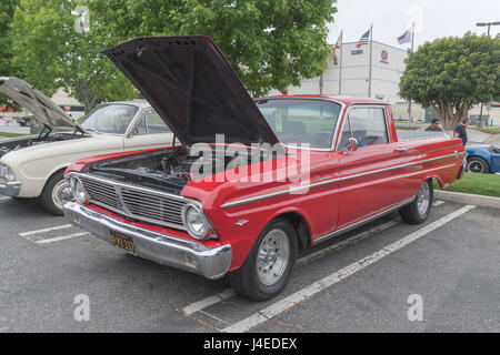 Torrance, USA - May 5 2017: Ford Ranchero on display during 12th Annual Edelbrock Car Show. Stock Photo