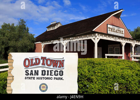 Theatre, Old Town Sate Historic Park, San Diego, California, United States of America, North America Stock Photo