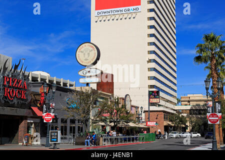 North 3rd Street, Downtown District, Las Vegas, Nevada, United States of America, North America Stock Photo